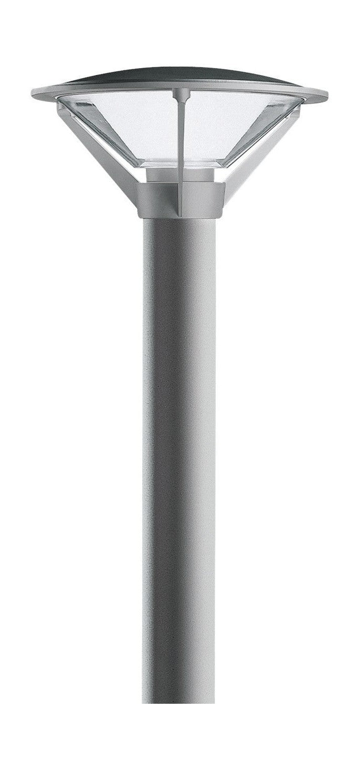 Louis Poulsen Kipp Bollard Klasse I führte 3000 K 28 W Pfosten mit Basisplatte, Aluminium