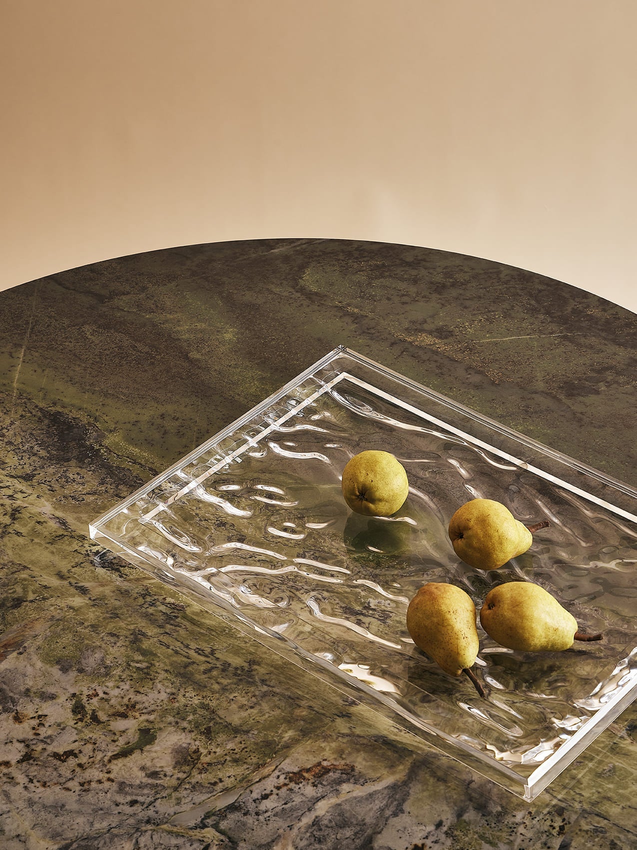 Kartell Dune Tray 46x22 cm, fumée