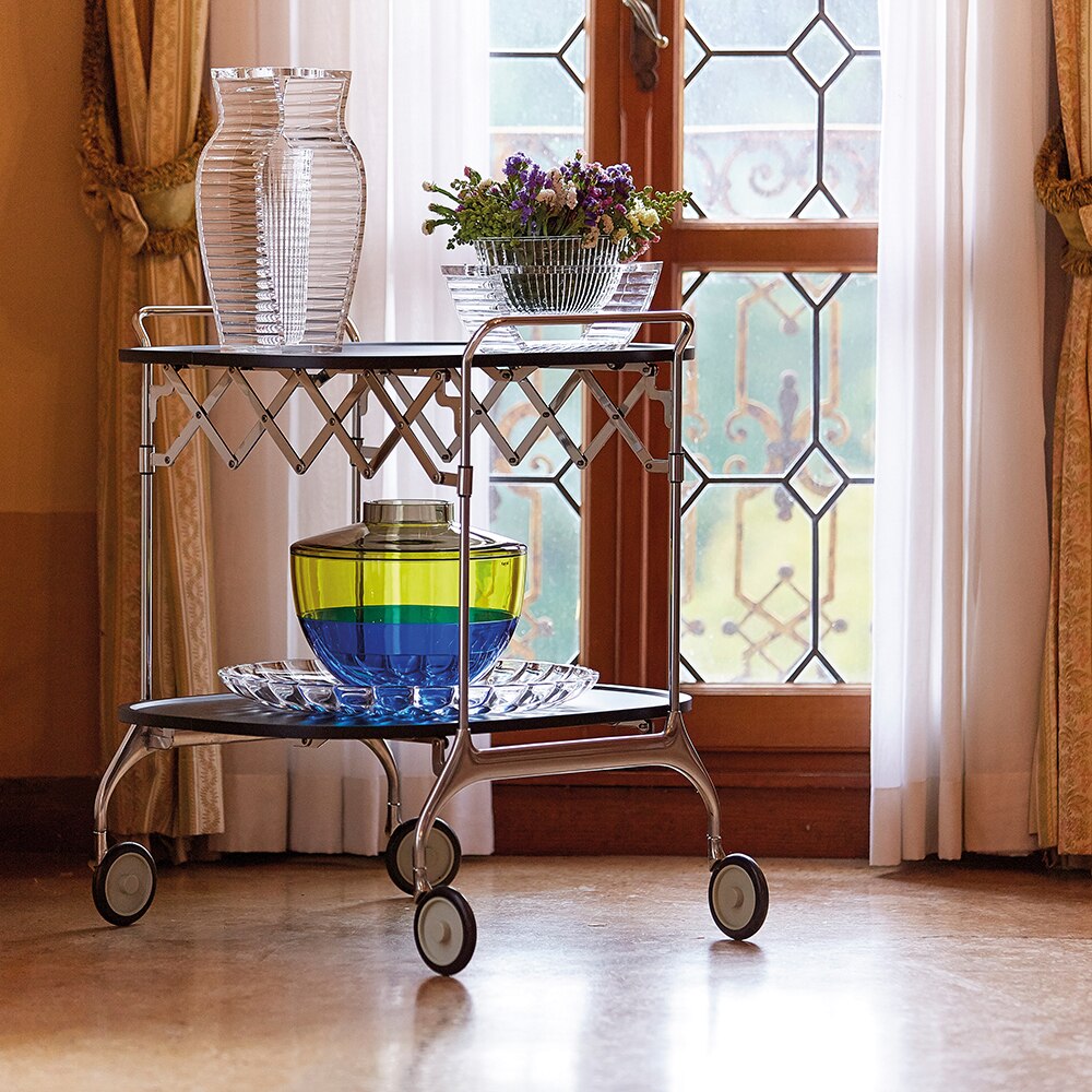 Kartell Gastone Trolley, noir