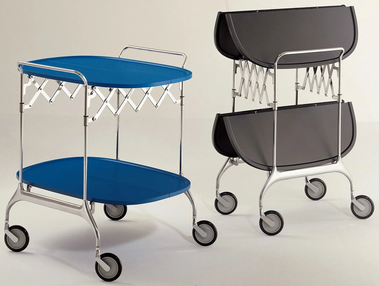 Kartell Gastone Trolley, zwart