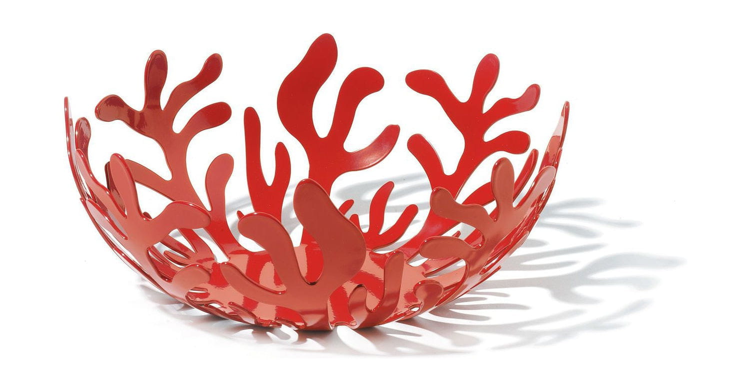 Alessi Méditerraneo Bowl à fruits Ø21 cm, rouge