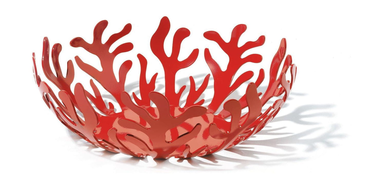 Alessi Méditerraneo Bowl à fruits Ø29 cm, rouge