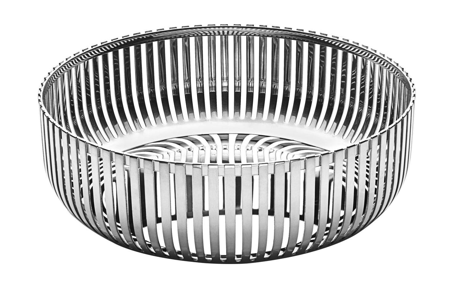 Alessi PCH02 Basket skål lavet af rustfrit stål, Ø15 cm