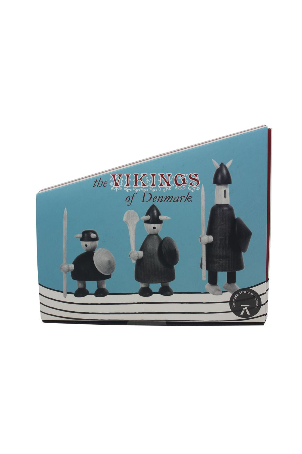 Andersen Furniture Les Vikings du Danemark Wooden Figure, ensemble de 3