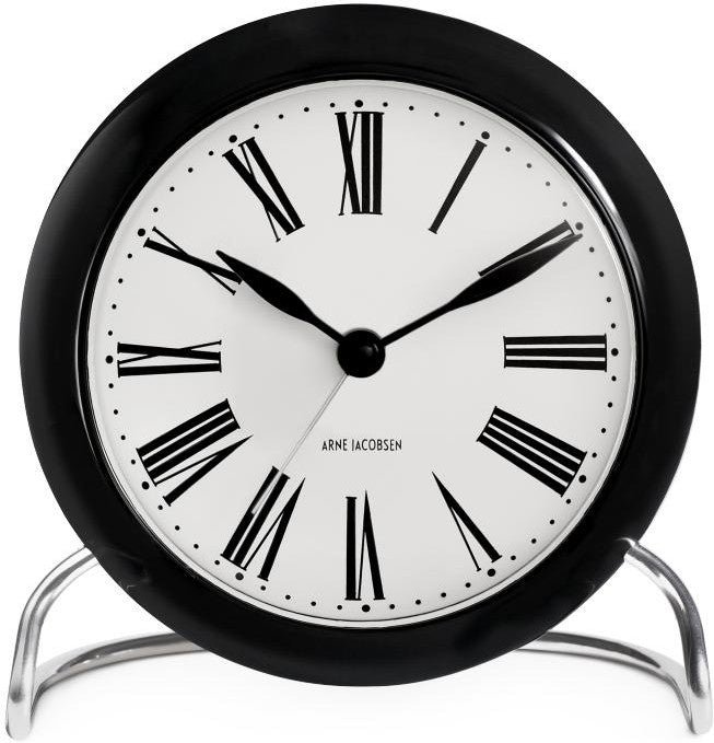 Arne Jacobsen Roman Table Clock带警报