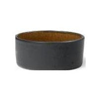 Bitz Mini Bowl, negro/ámbar, Ø 7cm