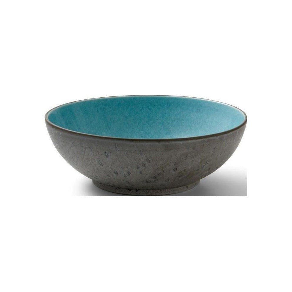 Bitz Salad Bowl, grå/lyseblå, Ø 30cm