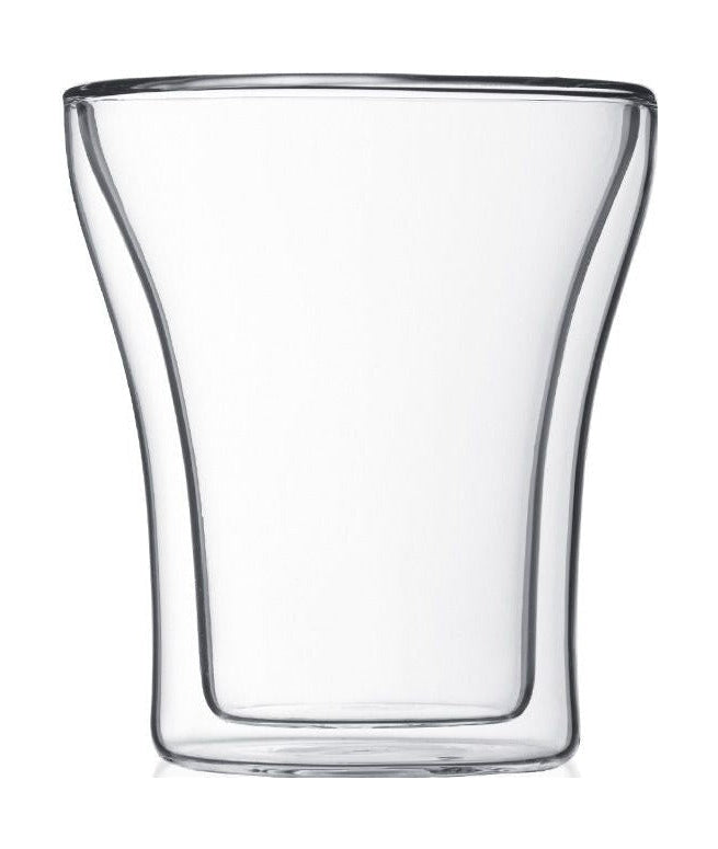 Bodum Assam Glass kaksiseinäinen 0,2 L, 2 kpl.