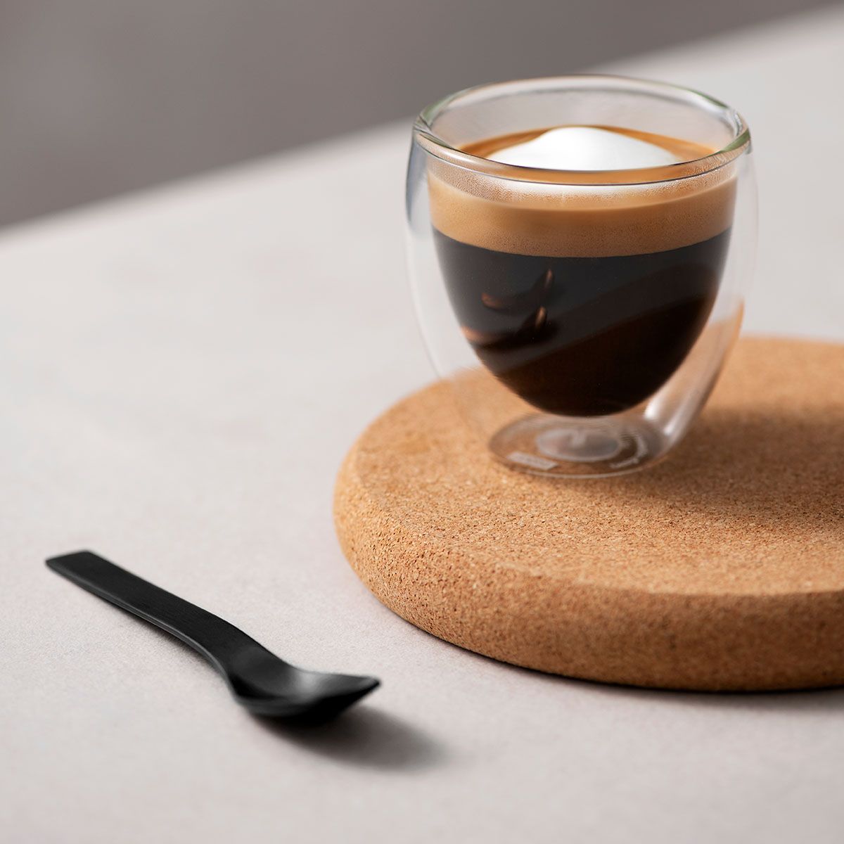 Bodum Barcelona satte espresso sked svart, 6 st.