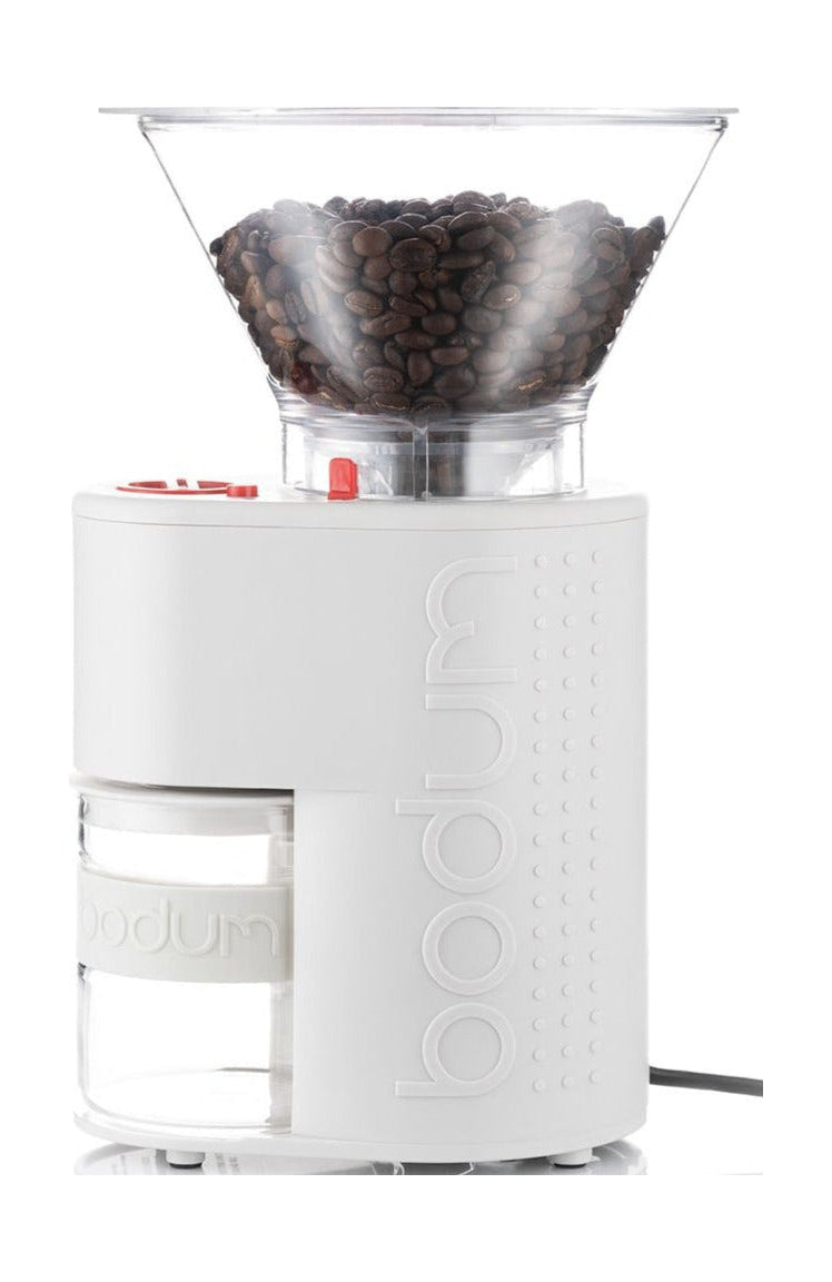 Bodum Bistro Electric Coffee -hiomakone kartiomaisella hiomakoneella, kermalla