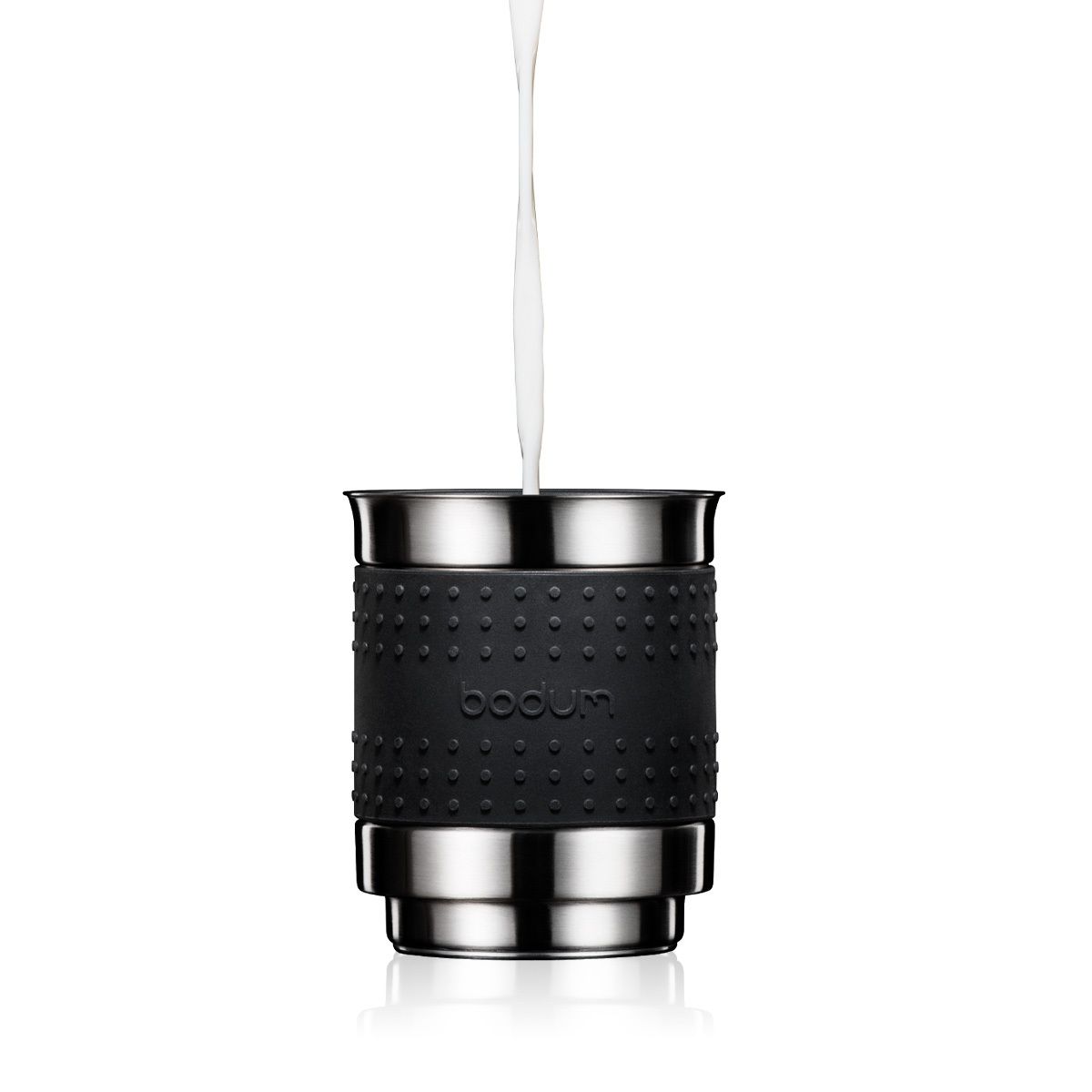 Bodum Bistro电力牛奶霜咖啡师，黑色
