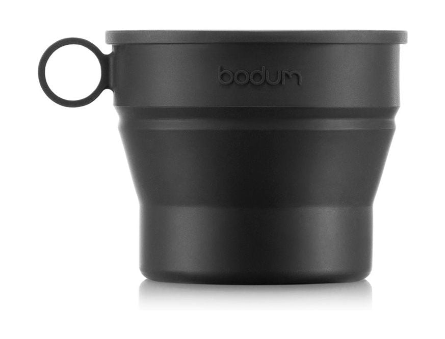 Bodum Bistro可折叠杯，带盖子和快照钩
