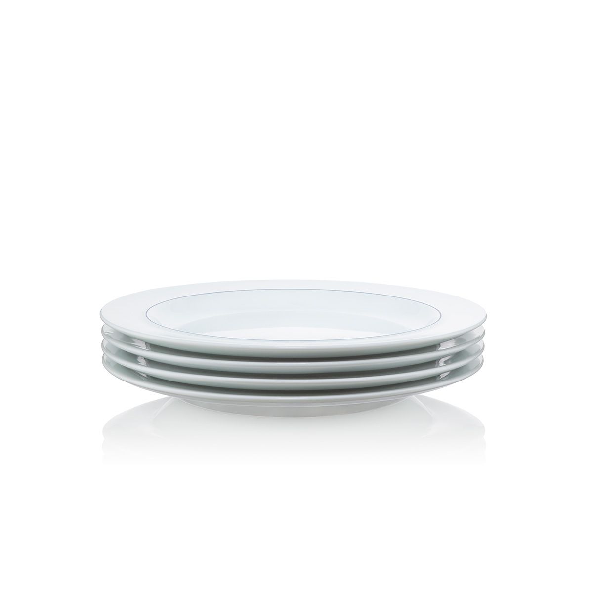 Bodum Porcelaine de plaque de déjeuner Blå, 4 pcs.
