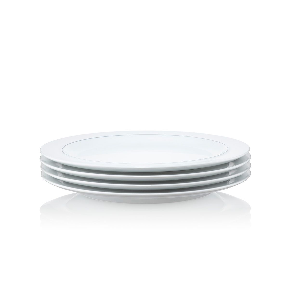 Bodum Blå Plate Porcelana, 4 PC.