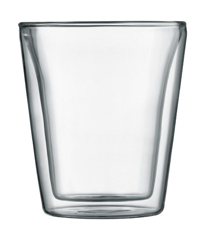 Bodum bodum kantine glass dobbeltmur 0,2 l, 6 stk.