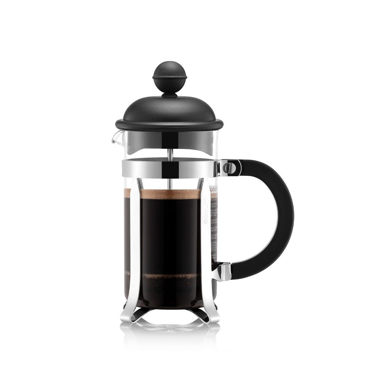 Bodum Caffettiera cafetera negra, 3 tazas