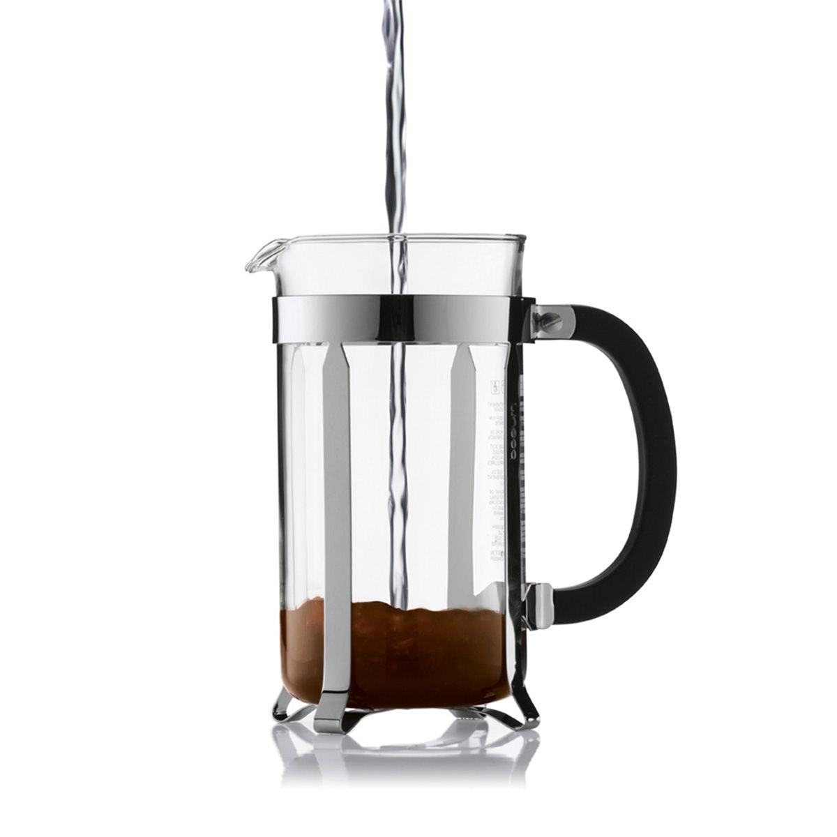 Bodum Chambord Coffee Maker W 0.14 Cm Chrome 1 L, 8 Cups