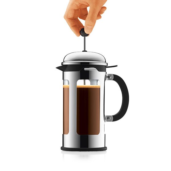 Bodum Chambord Coffee Maker B: 0.18 Cm Chrome 1 L, 8 Cups