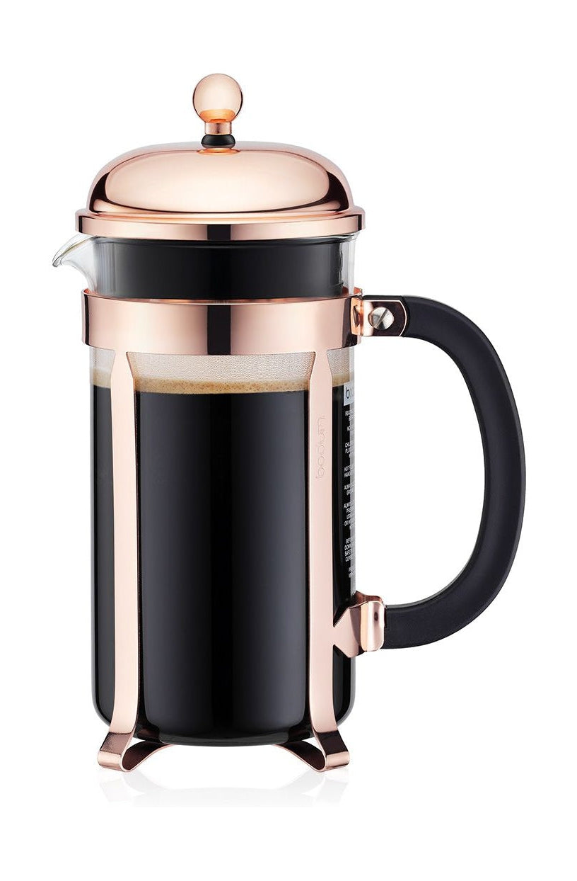BODUM Chambord kaffemaskine rustfrit stål W: 0,17 cm 1 l, 8 kopper