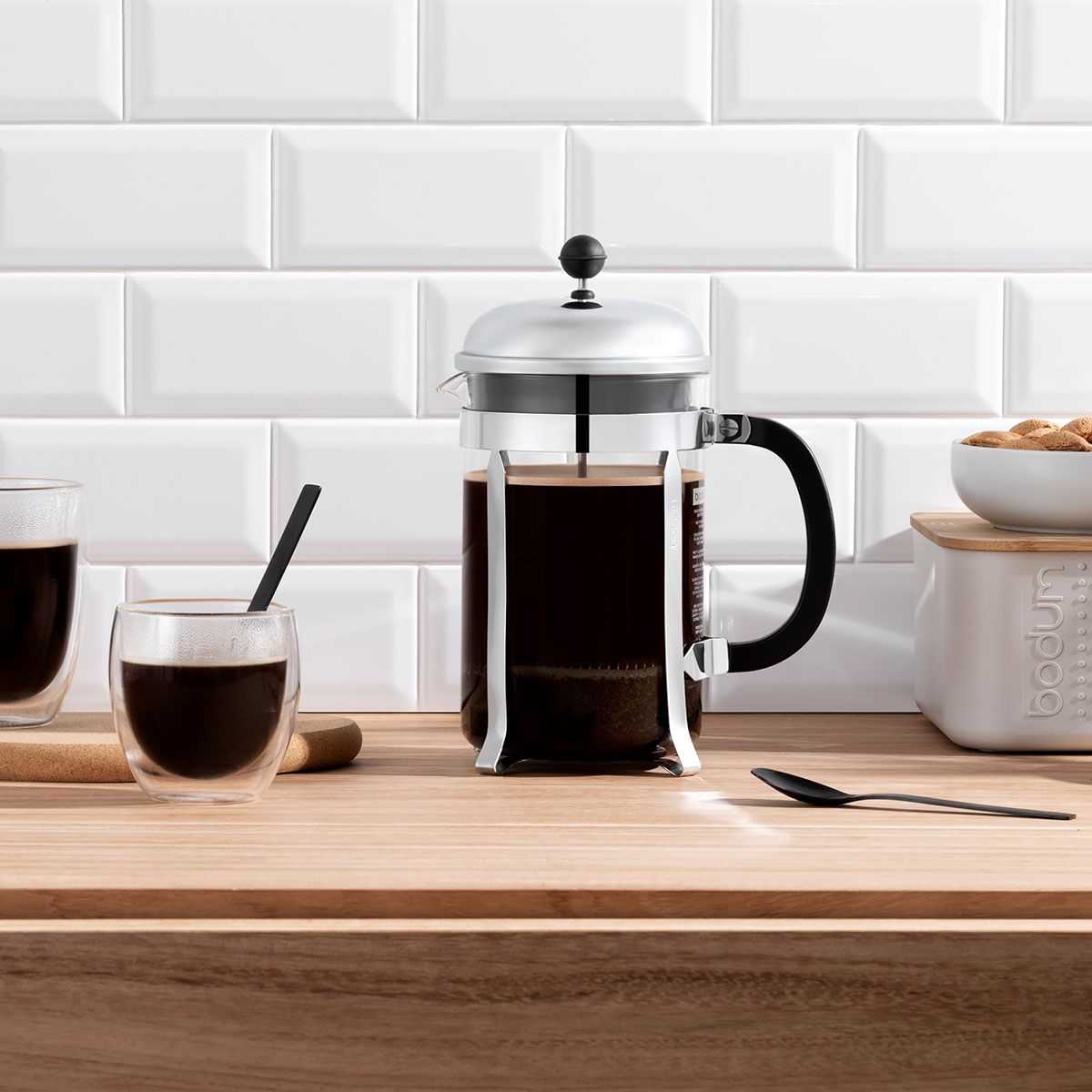 Bodum Chambord Kaffeemaschine Edelstahl Lx B 12.4 X 0.19 Cm 1.5 L, 12 Tassen