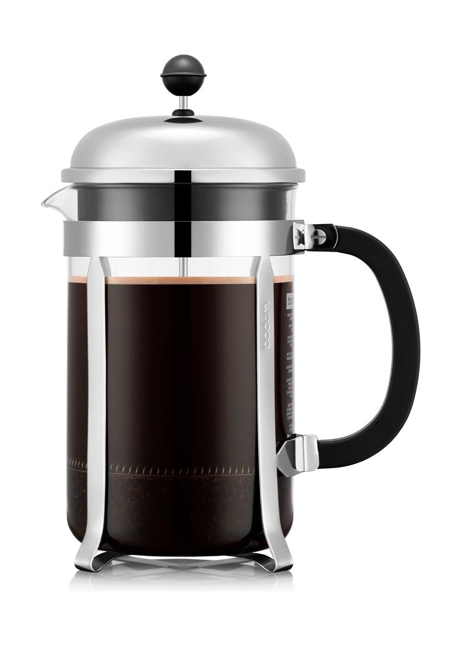 Bodum Chambord咖啡机不锈钢LX W 12.4 x 0.19 cm 1.5 L，12杯