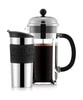 BODUM CHAMBORD SET CAFFACHE MATURA CAFFA E MUGNO DI VACIO DOUM DOPPIO MOLTO NERO, 8 tazze