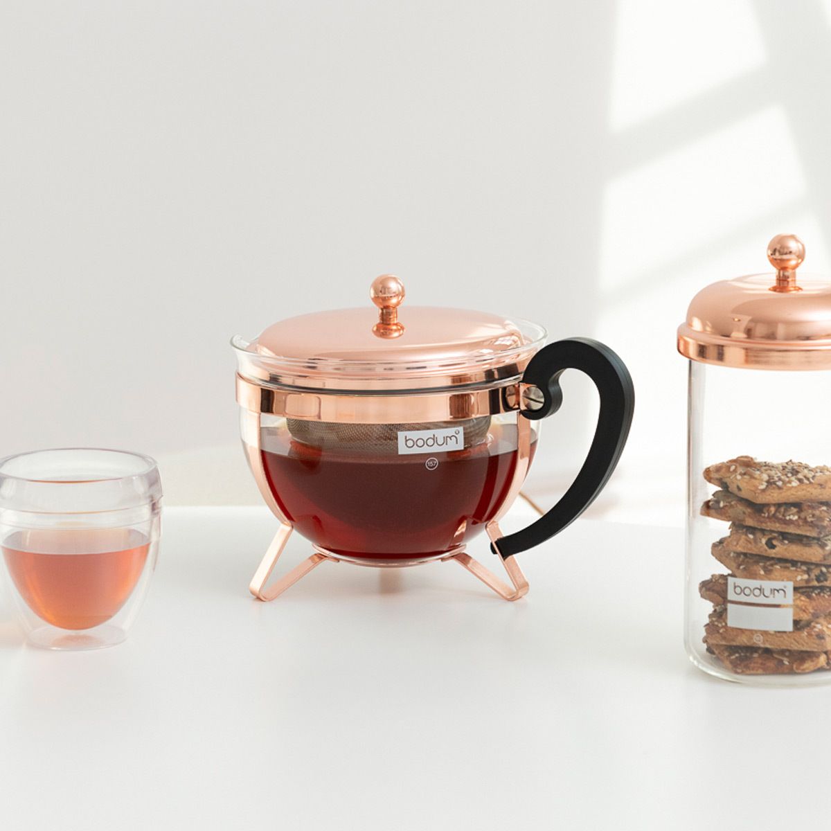 Bodum Chambord Tea Maker, Copper