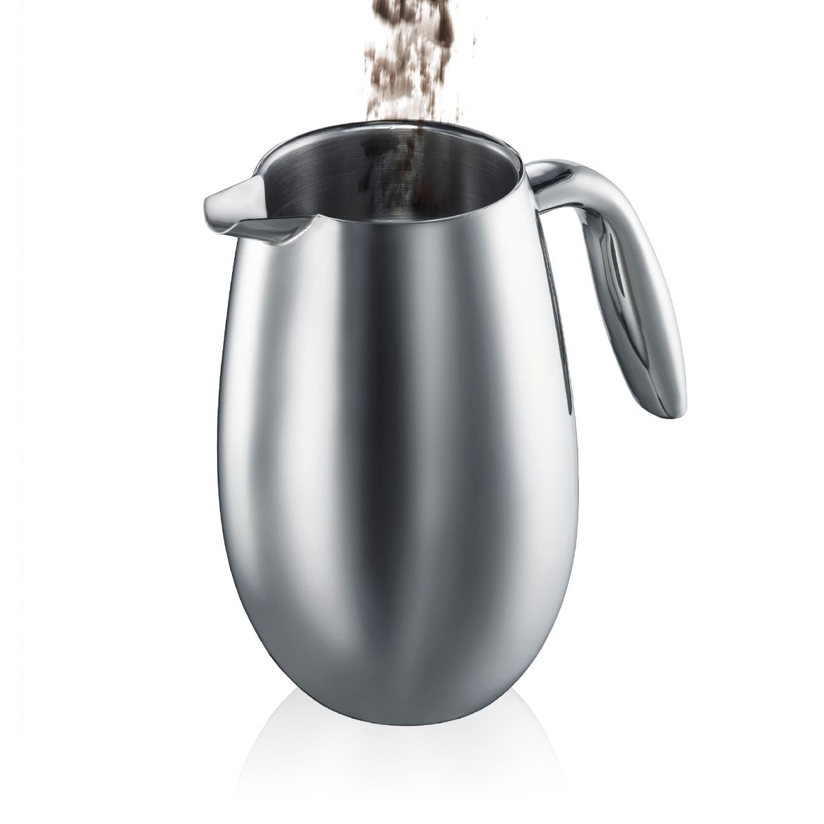 Bodum Columbia Double Wall Coffee Matty Chrome, 8 tazze