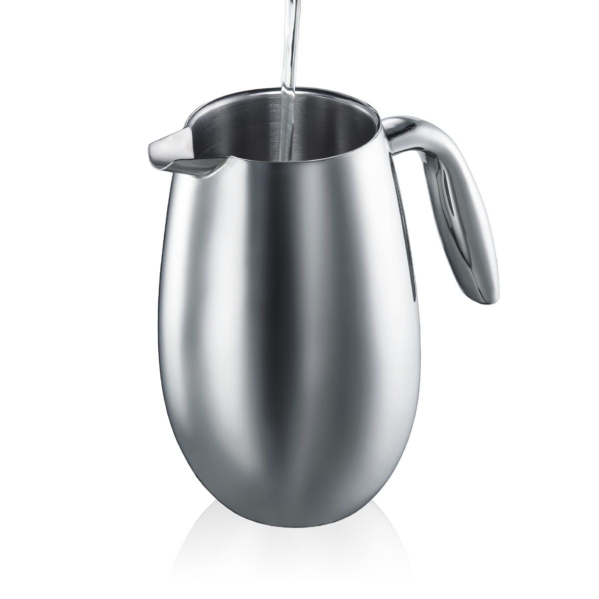 Bodum Columbia Double Wall Coffee Matty Chrome, 8 tazze