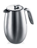 Bodum Columbia Double Wall Coffee Maker Chrome, 8 kopjes