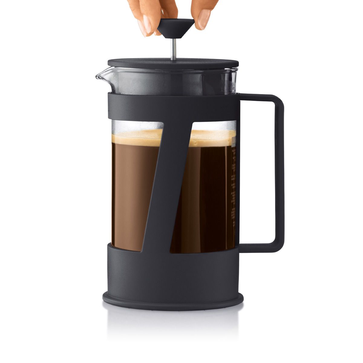 BODUM Crema Coffee Maker Black, 8 tasses