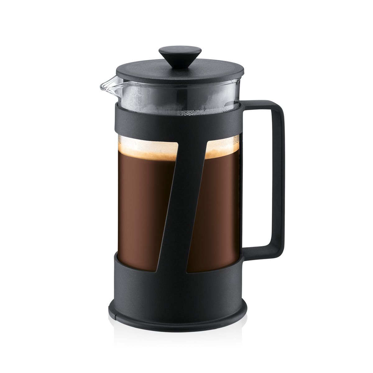 BODUM Crema Coffee Maker Black, 8 tasses