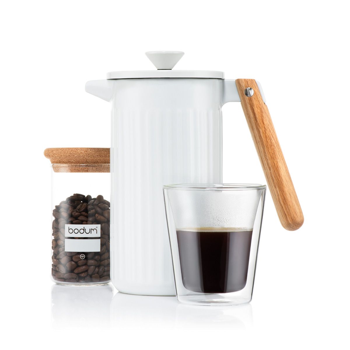 Bodum Douro kaffetrakter White, 8 kopper