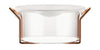 Bodum Kuuma pottisarja lasikulho silikoni -kannen kuparilla, 2,5 litraa