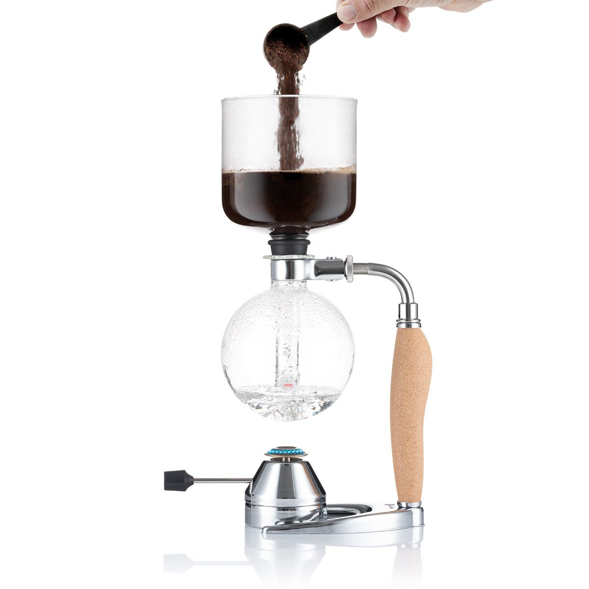 BODUM MOCHA VUOUM CAFFACHE MACHAKER CON BURNER A GAS