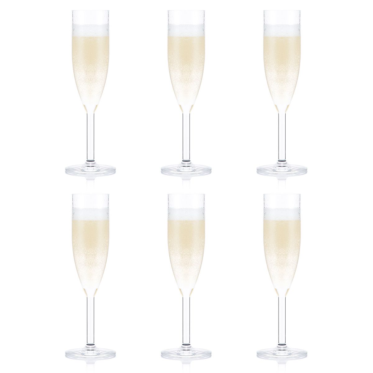 Bodum Oktett Champagnergläser, 6 Stück.