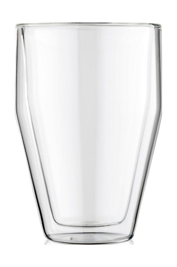 Bodum Titlis Glass Double paroi empilable transparent 0,35 L, 2 PCS.