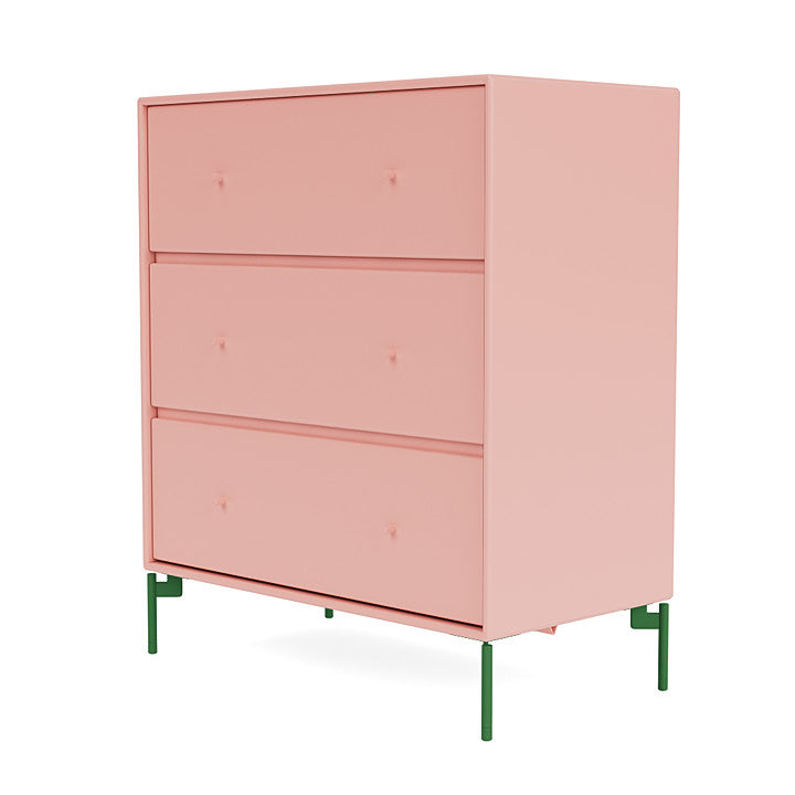 Montana transport commode avec des jambes, Ruby / Parsley