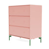 Montana transport commode avec des jambes, Ruby / Parsley