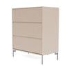 Montana Carry Dresser mit Beinen, Ton/Matt Chrom