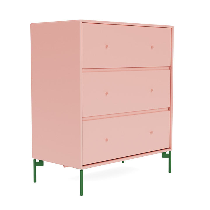 Montana transport commode avec des jambes, Ruby / Parsley