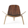 Carl Hansen CH07 Shell Sedia con imbottitura del sedile, 60 ° anniversario