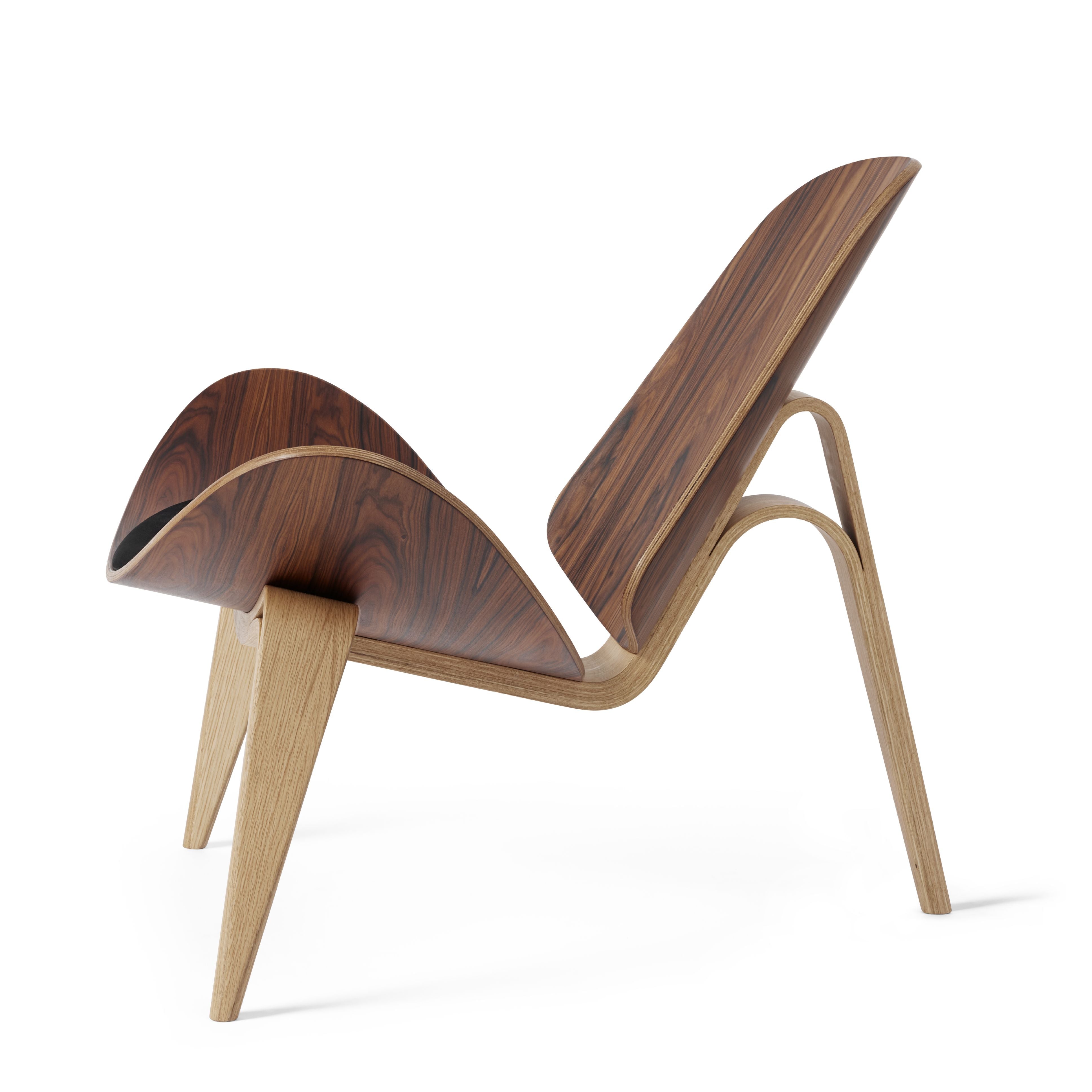 Carl Hansen CH07 Shell Sedia con imbottitura del sedile, 60 ° anniversario