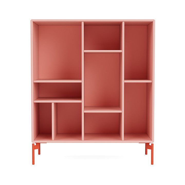 Montana Compile Decorative Shelf mit Beinen, Rubin/Hagebuch