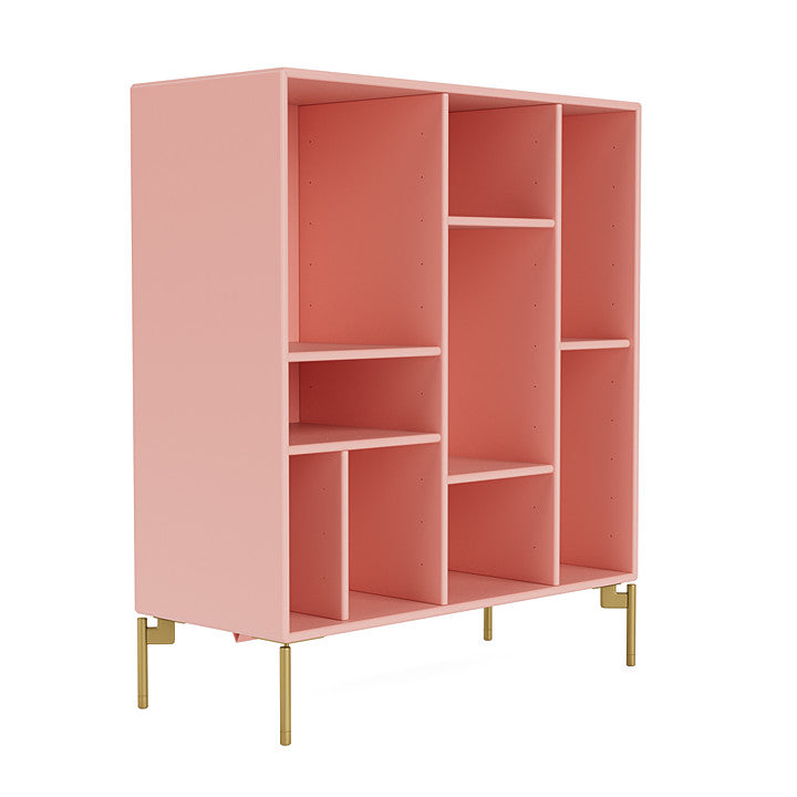 Montana Compile Decorative Shelf With Legs, Ruby/Brass