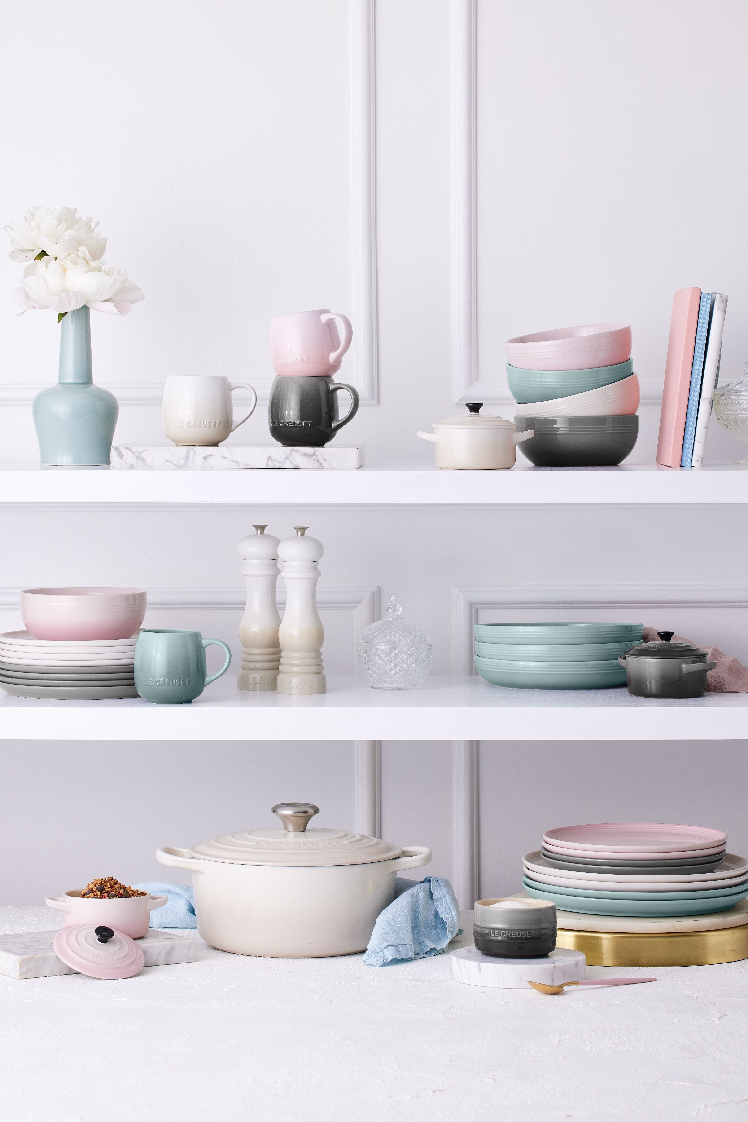 Le Creuset Coupe pasta skål, shell pink