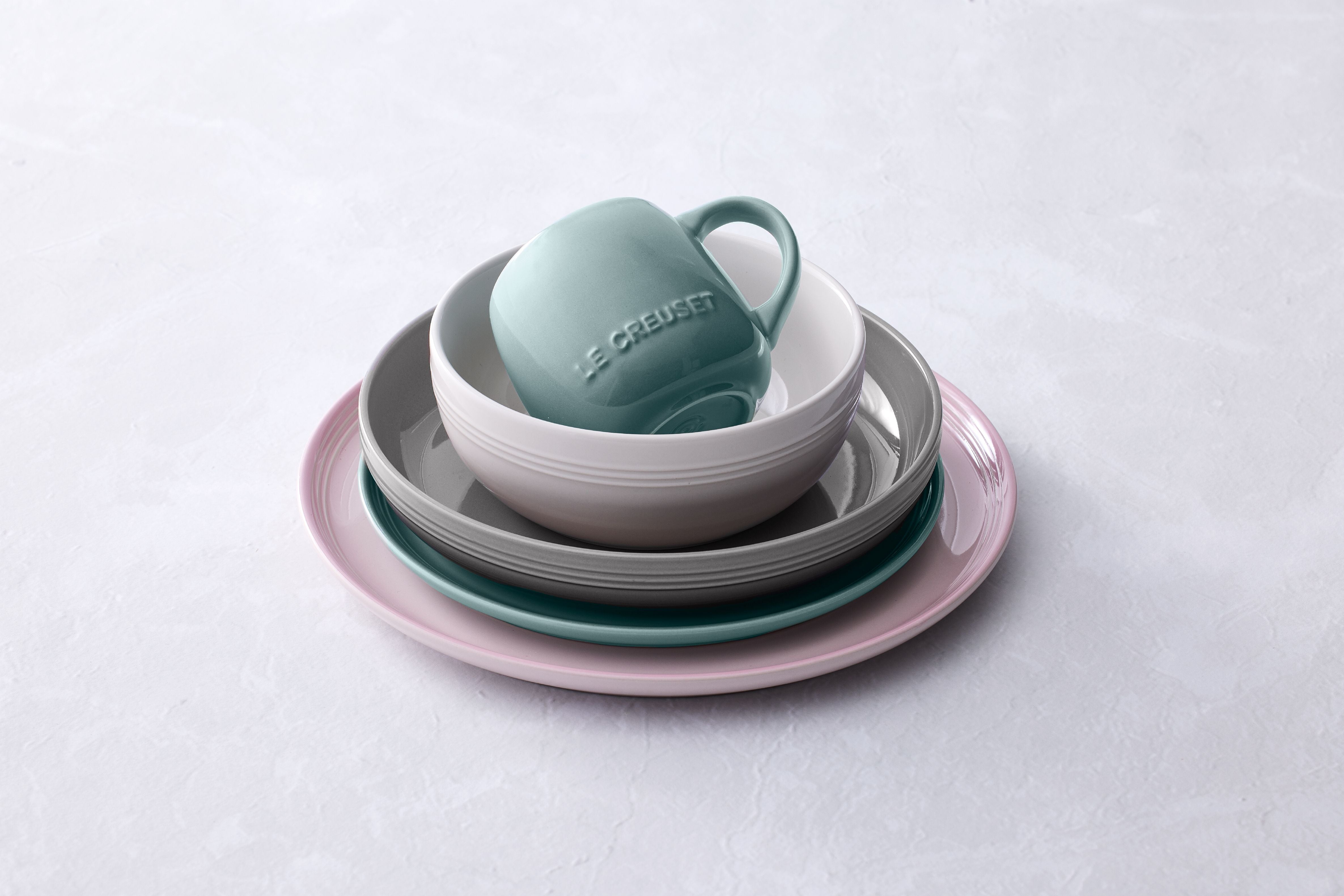 Le Creuset Bowl de pâtes à coupé, silex