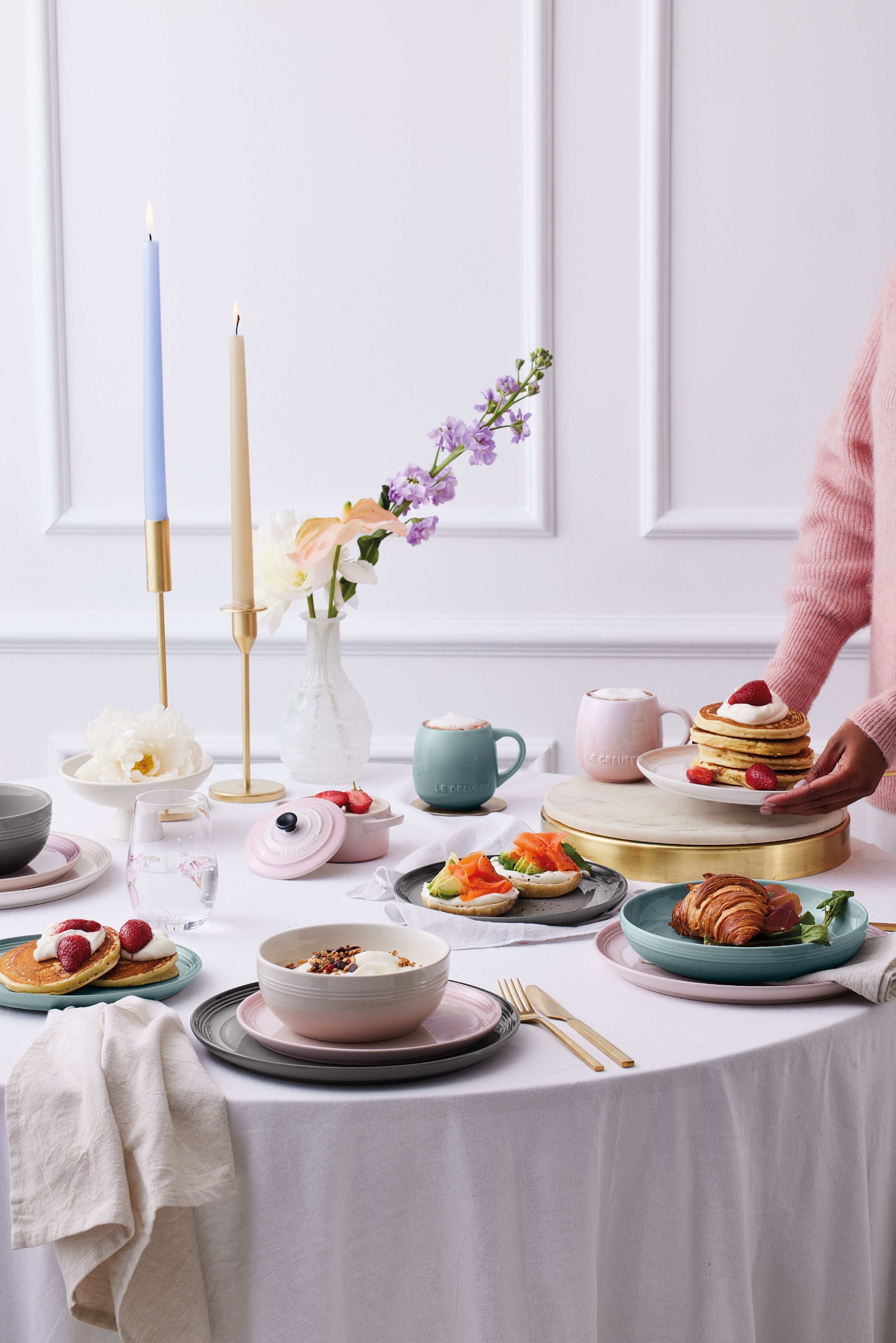 Le Creuset Coupé Pasta Bowl, Shell Pink