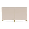 Sideboard di coppia del Montana con gambe, argilla/ottone