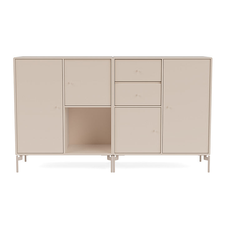 Montana Pare Sideboard con piernas, arcilla/champiñones